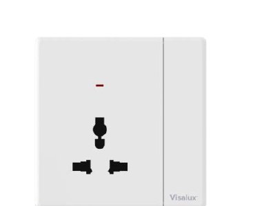 Neon Switch Socket 13A — Lavish White