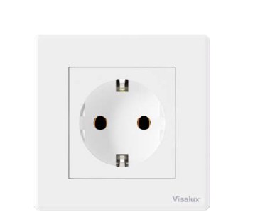 Socket 1G 16A — Lavish White