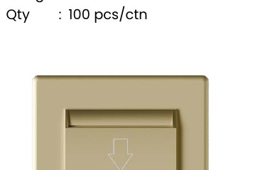 Key Card Switch — Lavish Gold
