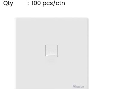 Telephone Outlet RJ11 — Lavish White