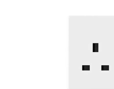 Multi Socket 2G with Neon Switch — Lavish White