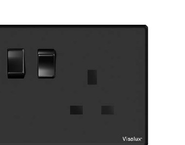 Multi Socket 2G + 2 USB-A & C with Neon Switch — Lavish Black