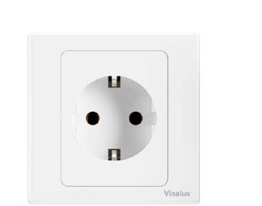 Socket 1G 16A — Decor White