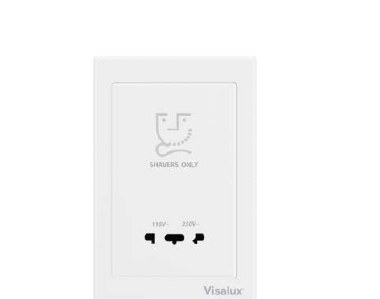 Shaver Outlet — Decor White