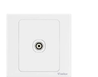 TV Outlet 1G — Decor White