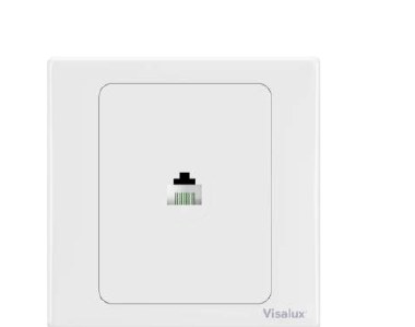 Telephone Outlet RJ11 — Decor White