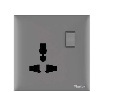 Multi Socket Switch 13A — Grand Dark Grey
