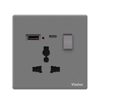 Multi Socket with USB-A & C — Grand Dark Grey