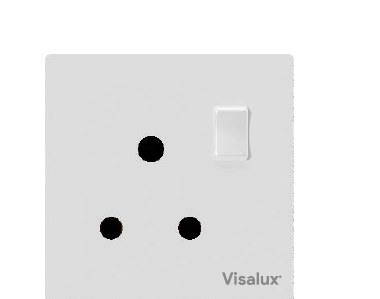 Switch Socket 1G 15A — Grand White