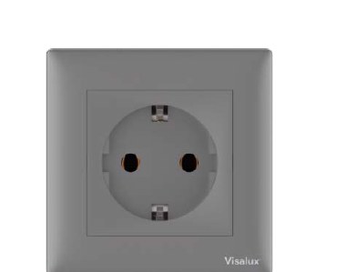 Socket 1G 16A — Grand Dark Grey