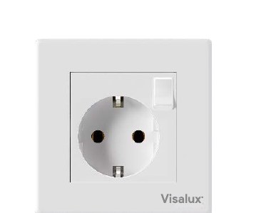 Switch Socket 1G 16A — Grand White