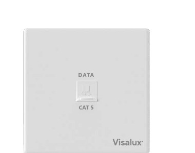 Computer Outlet CAT5 — Grand White