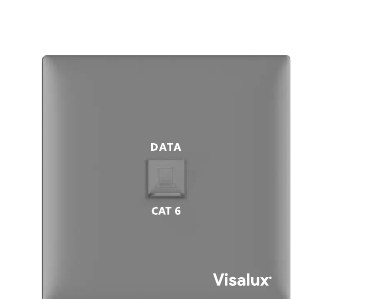 Computer Outlet CAT6 — Grand Dark Grey