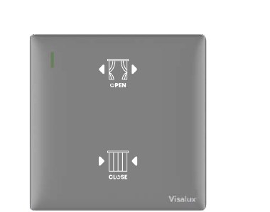 Curtain Switch 2G — Grand Dark Grey