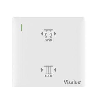 Curtain Switch 2G — Grand White