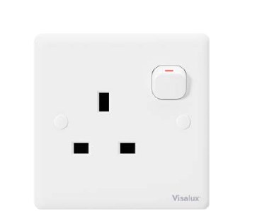 Switch Socket 1G 13A — E-Series