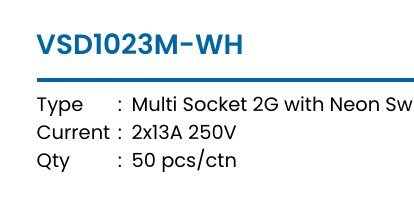 Switch Socket 1G 15A — Grand Black