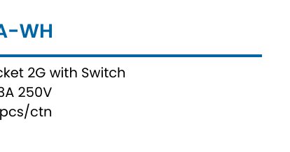 Switch Socket 1G 16A — Grand Black